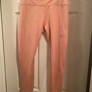 Coral Nike leggings.